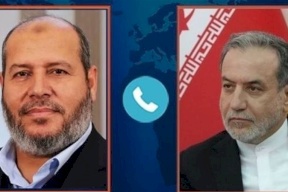 الحية يتلقى اتصالا هاتفيا من عراقجي ويبحثان آخر التطورات