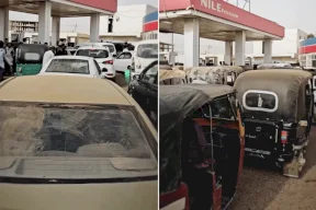 غالون البنزين بـ 30 ألف جنيه.. أزمة الوقود تخنق العاصمة السودانية