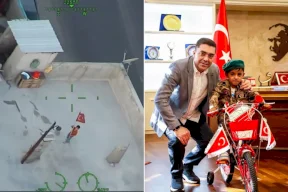 تلويحة طفل تركي لمروحية الشرطة تتحول إلى تكريم رسمي.. ما القصة؟