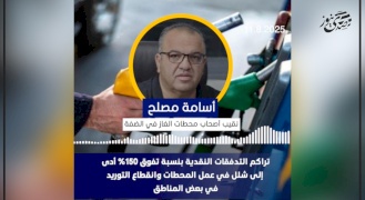 خاص- نقيب أصحاب محطات الغاز: تراكم التدفقات النقدية بنسبة تفوق 150% أدى إلى شلل في عمل المحطات