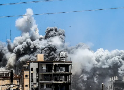 استشهاد مواطن وإصابة ستة آخرين في قصف إسرائيلي جنوب غرب مخيم البريج