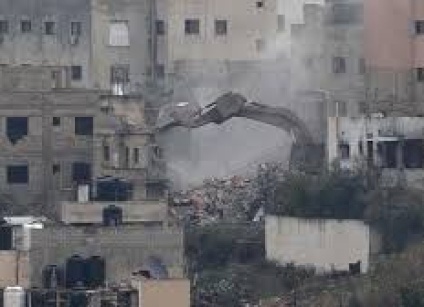 Occupation Demolishes a House West of Salfit Under the Pretext of "Lack of Permit"