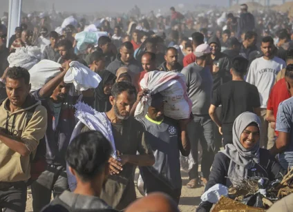 المؤسسة الأميركية تعلن وقف نشاطاتها في غزة مؤقتًا بسبب أحداث إيران