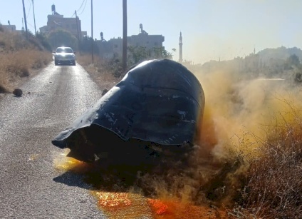 سقوط شظايا صواريخ يُخلّف أضرارا في محافظة نابلس (فيديو)