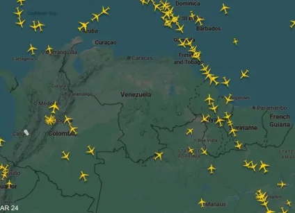 מטוסים נמנעים מל flying over Venezuela מחשש לתקיפה אמריקאית