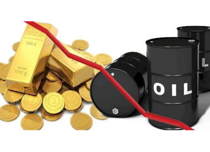 انخفاض أسعار الذهب والفضة وارتفاع النفط عالمياً