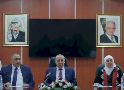 نائب الرئيس يزور جهاز الأمن الوقائي (صور)