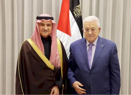 الرئيس عباس يتقبل أوراق اعتماد سفير المملكة العربية السعودية لدى دولة فلسطين