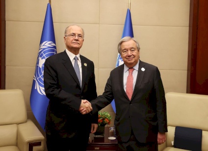 مصطفى يبحث مع الأمين العام للأمم المتحدة مستجدات الأوضاع في فلسطين