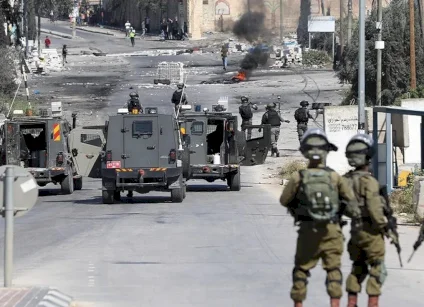 إصابتان إحداهما خطيرة برصاص الاحتلال في بلدة بيت فوريك