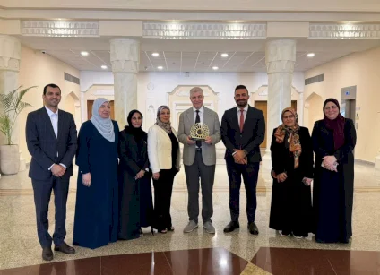 وفد من جامعة النجاح الوطنية يزور جامعة الشارقة ومركز الشيخة جواهر للدراسات الفلسطينية لتعزيز الشراكات الأكاديمية ‏والبحثية