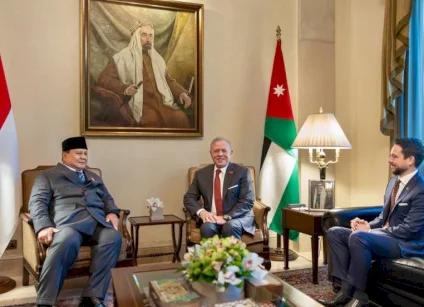 العاهل الأردني والرئيس الإندونيسي يؤكدان على أهمية دعم القضية الفلسطينية وتحقيق الاستقرار