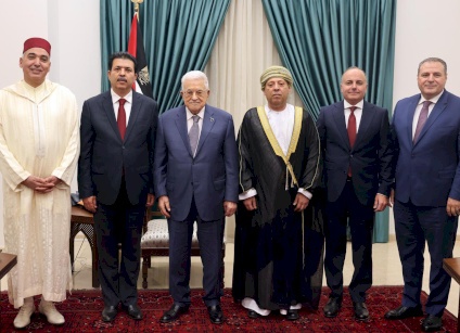 الرئيس عباس يستقبل السفراء العرب المقيمين والمعتمدين لدى دولة فلسطين