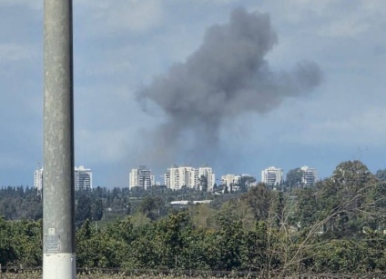 بعد قصف إيراني.. سقوط صاروخ قرب محطة الكهرباء في الخضيرة (فيديو)