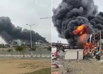 إسرائيل تعلن تسرب مواد خطرة جراء استهداف مصنع كيماويات بصاروخ إيراني