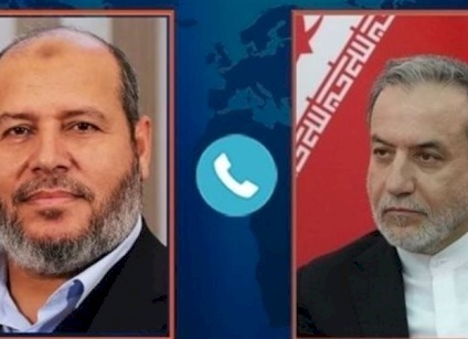 الحية يتلقى اتصالا هاتفيا من عراقجي ويبحثان آخر التطورات