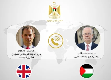 مصطفى يبحث مع وزير بريطاني سبل تجاوز الواقع السياسي والاقتصادي الصعب