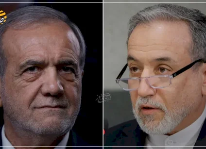 بالحجارة وشعارات الموت.. إيرانيون يهاجمون بزشكيان وعراقجي في جنازة خامئني
