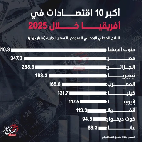 أكبر 10 اقتصادات في أفريقيا خلال 2025
