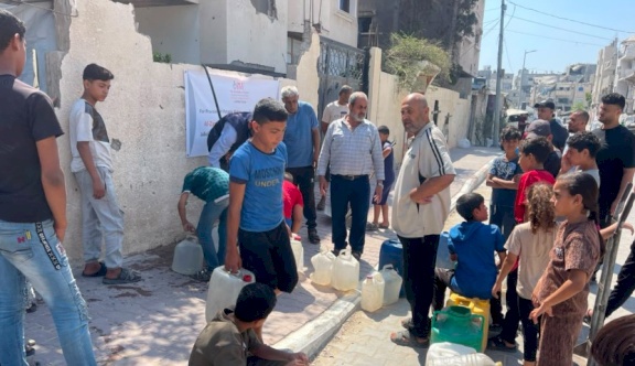 La Fondation (RVF) inaugure une nouvelle unité de désalinisation d'eau au nord de la bande de Gaza