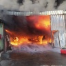 حريق كبير بمصنع للبلاستيك في قلقيلية (فيديو)