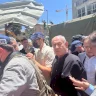 نتنياهو ووزراء إسرائيليون يتفقدون "بات يام" المدمرة