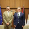 محافظ سلطة النقد يبحث مع رئيس بعثة الاتحاد الأوروبي التعاون المالي وتحديات القطاع المصرفي