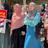 مظاهرة أمام السفارة المصرية في الداخل المحتل رفضاً لحصار غزة