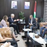 وزير العدل يجتمع مع وفد المملكة المتحدة لفلسطين