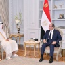 الرئيس المصري يلتقي رئيس الوزراء القطري