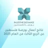 Résultats de la Bourse de Palestine pour le troisième trimestre de l'année 2025