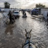 Heavy Rains Flood Displaced Persons' Tents in Gaza, Causing Injuries