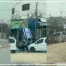 דגלי ישראל מול מחנה טולכרם: מראה ההסלמה המתמשכת (וידאו)