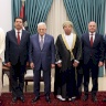 Le président Abbas reçoit les ambassadeurs arabes résidents et accrédités auprès de l'État de Palestine