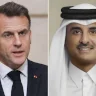 أمير قطر وماكرون يدعوان لوقف استهداف منشآت الطاقة والمياه