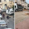 Kfar Qassem : 5 blessés à cause des débris de roquettes et poursuite des opérations de recherche sur le terrain (Vidéo)