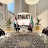 A Palestinian Delegation Led by the Vice President Meets the Saudi Foreign Minister