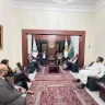 Accueil du représentant permanent de l'État de Palestine auprès de l'Organisation de la coopération islamique dans son siège à Jeddah