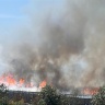 Des colons incendiant des terres agricoles au sud de Naplouse
