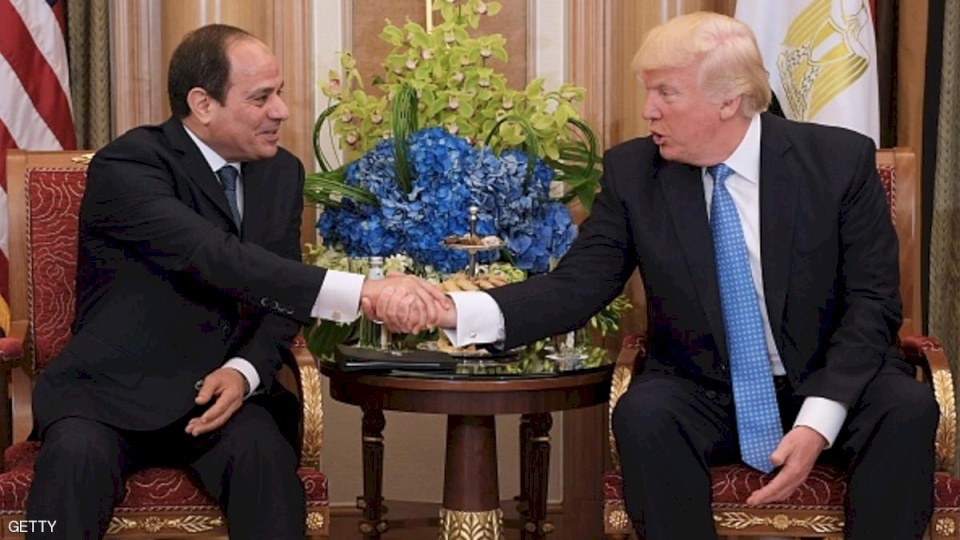 ترامب والسيسي يؤكدان ضرورة التصدي لتمويل الإرهاب