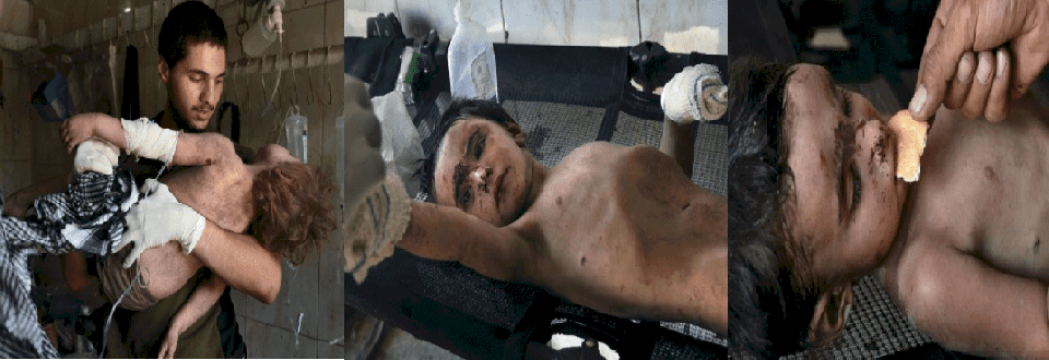 صور صادمة| العثور على 3 اطفال تحت الانقاض في الموصل