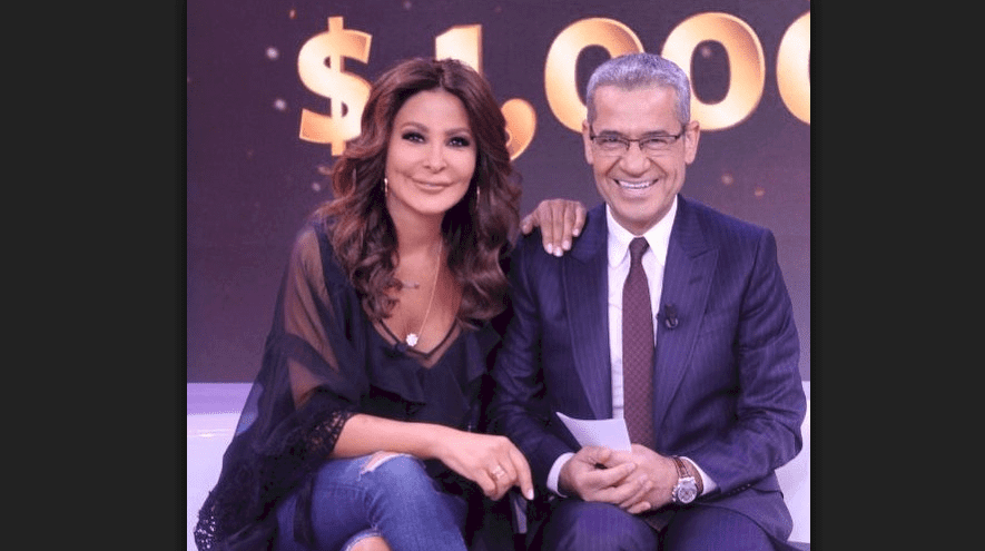 فيديو| مصطفى آغا يتغزّل بإليسا مباشرةً على الهواء