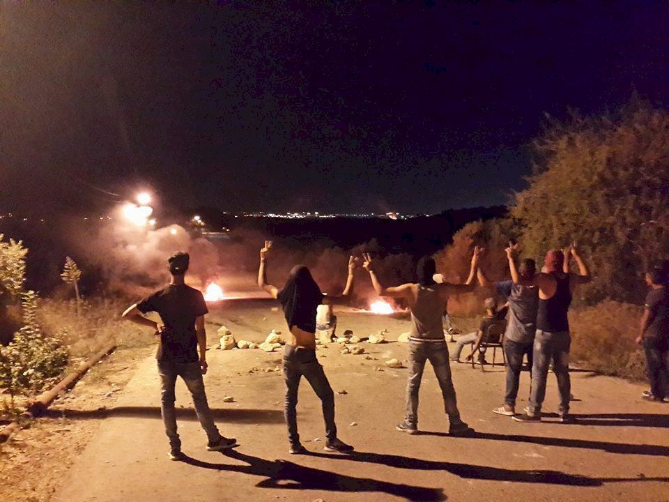 اندلاع مواجهات في بلدة تقوع 