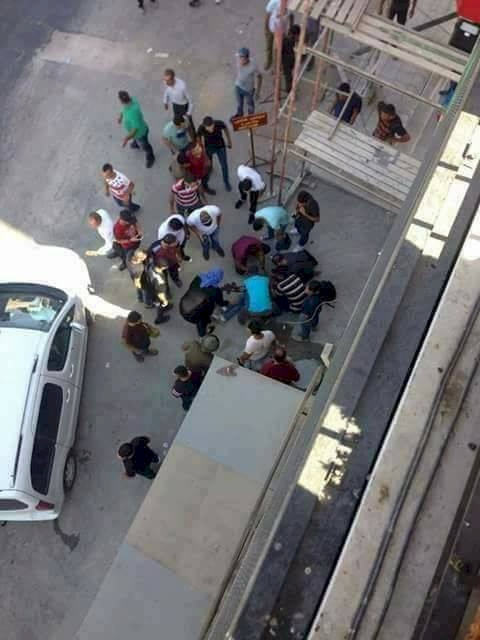 صورة/ اصابة عامل بجروح خطيرة في جنين