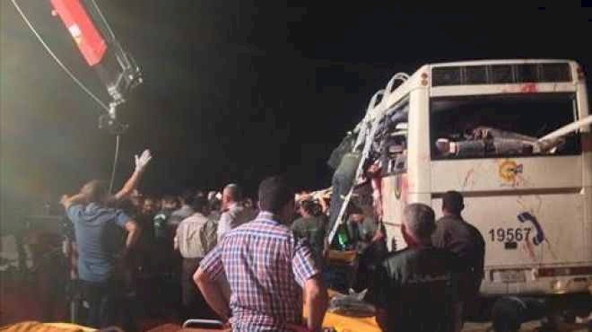 إصابة 26 سائحا بانقلاب حافلة في شرم الشيخ