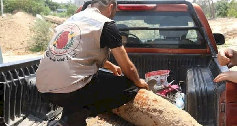 الاونروا: تدمير 29 طن مواد متفجرة بغزة منذ عدوان 2014