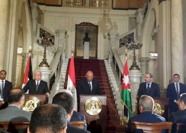 فلسطيني،اردني،مصري..  اجتماع ثلاثي لوزراء الخارجية في رام الله