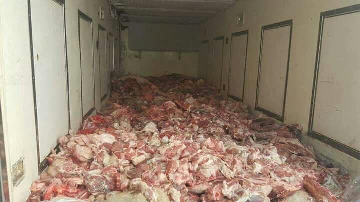 إتلاف طُنين من اللحوم الفاسدة في بيت لحم