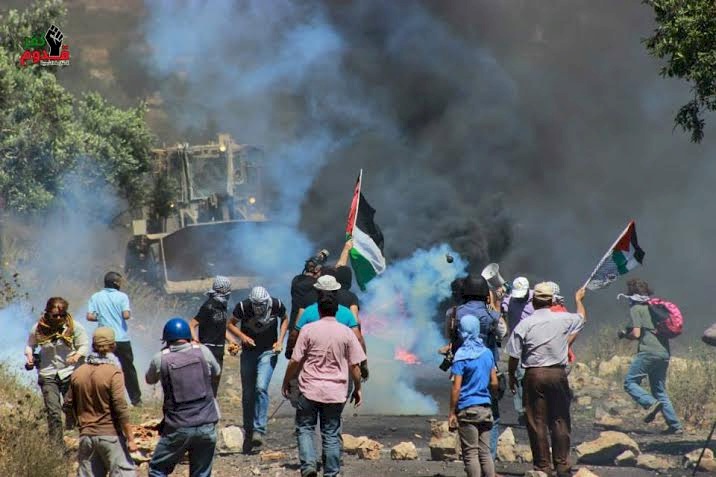 اصابات خلال مواجهات مع الاحتلال بالضفة 