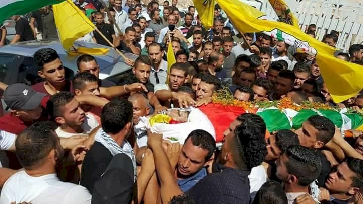 تشييع جثمان الشهيد الصالحي